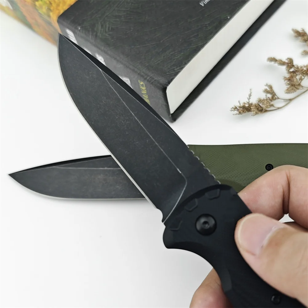 Outdoor BM 4300 CLA Pocket Folding Knife 9Cr14Mov Blade G10 Handle Camping Tactical Utility Knives Hunting Self Defense Tool