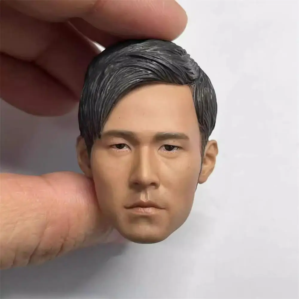 

Копия 1/6 масштаба: голова азиатского солдата-певца Джей Чоу, скульптура, мужской портрет для 12-дюймовых фигурок BD001 B001, элемент сцены