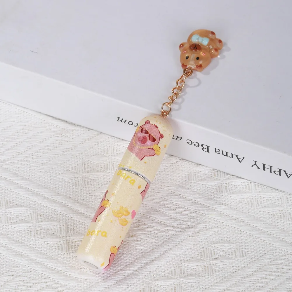 Cartoon 5ml Capibara Bottiglia di profumo Riutilizzabile a prova di perdite Contenitori cosmetici vuoti Spray Atomizzatore Bottiglia da viaggio