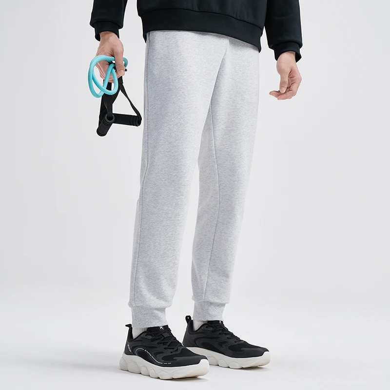 Xtep Knitting Trousers For Men 2024 Autumn Soft Pants Trendy Retro Comfortable Bottoms 876329630162