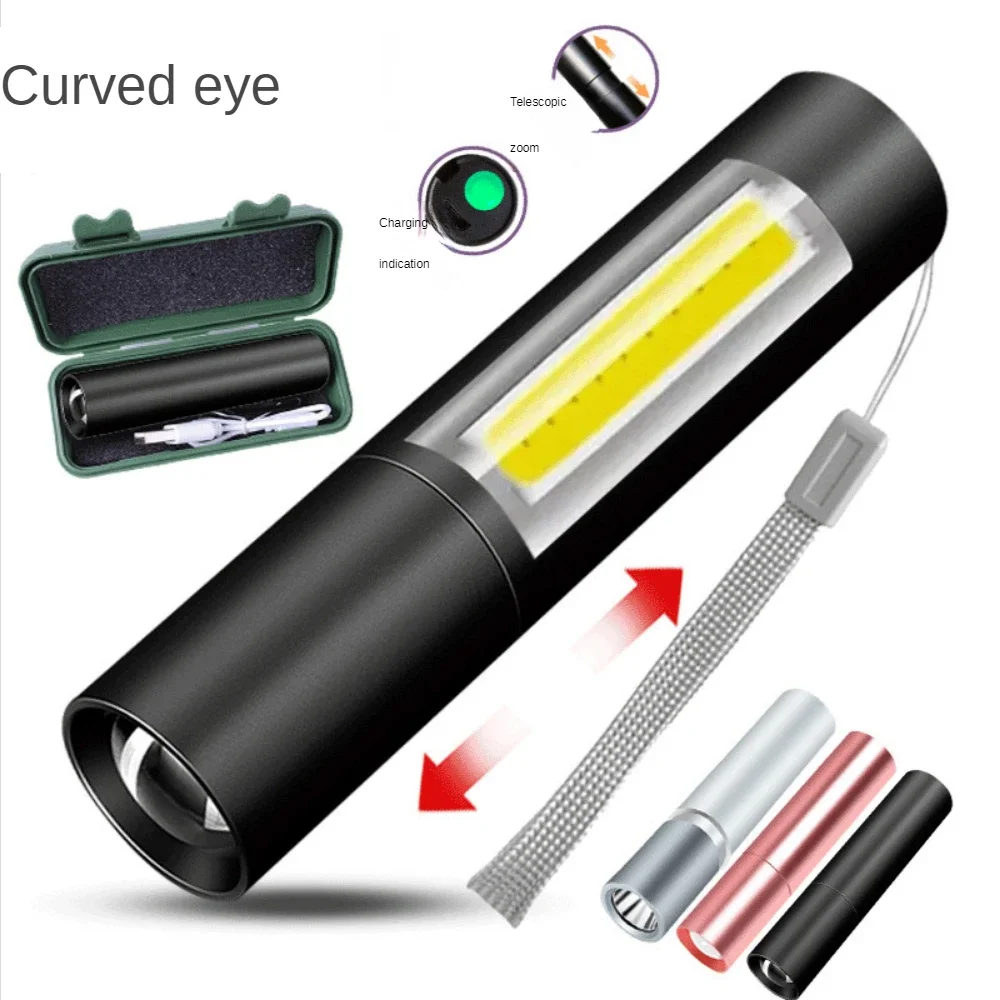 Bright LED Torch Light, Rechargeable, Waterproof,Zoomable, Portable LED Light, Mini LED Flashlights for Camping, Hiking, Walking