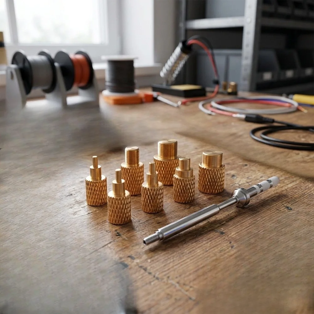1set High-Precision TS100 Hot Insert Nozzle Kit For M2-M8 Copper Nuts For Rapid Heating 3D-printed Copper Nut Crimping Tool Kit
