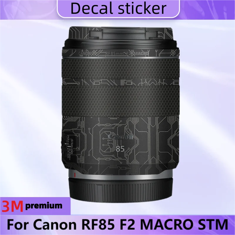 

For Canon RF85 F2 MACRO STM Lens Body Sticker Protective Skin Decal Vinyl Wrap Film Anti-Scratch Protector Coat