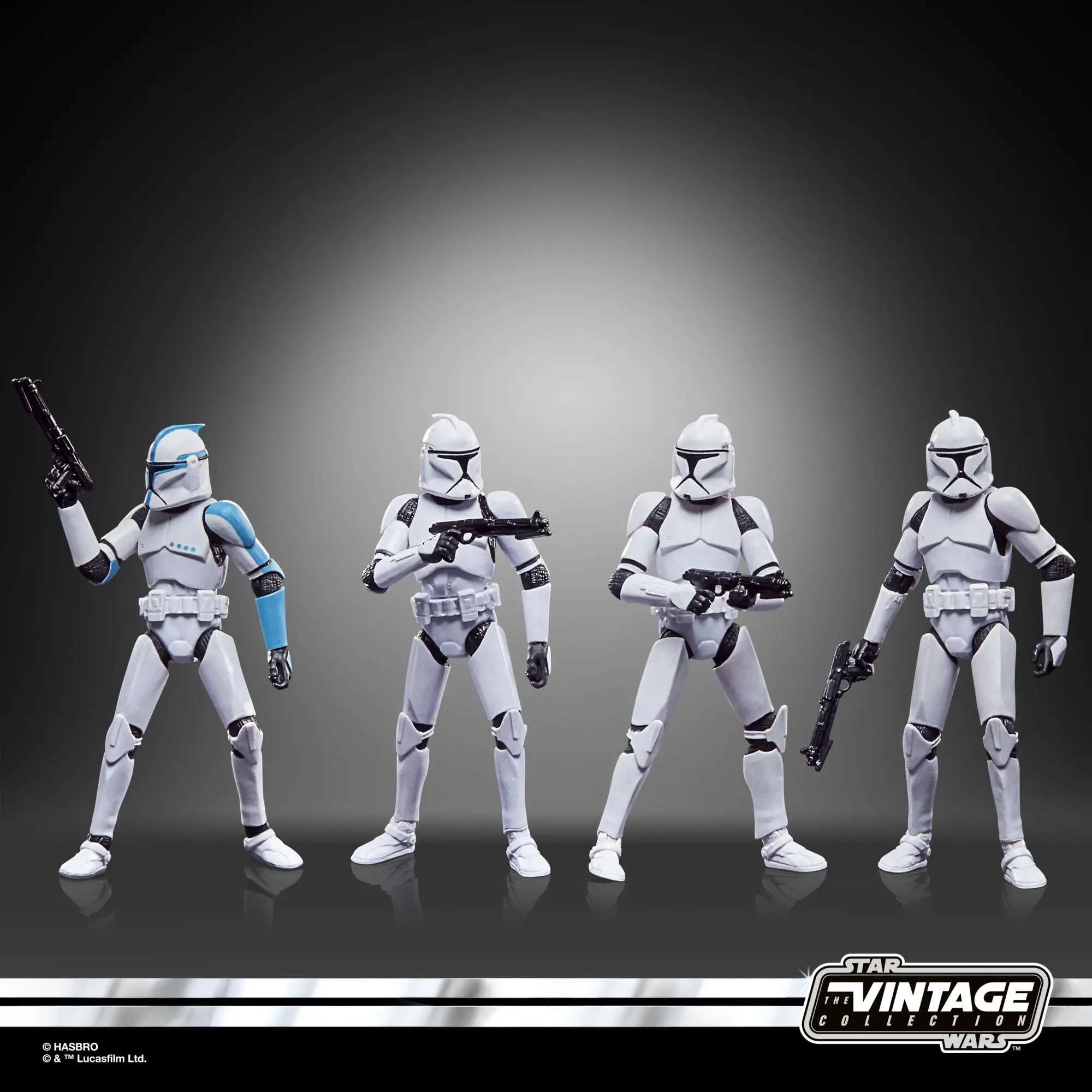 

In Stock Star Wars Tvc Clone Army 4-Man Phase I Clone 3.75 Inch Action Figures Model Doll Desktop Collection Toy Boy'S Gift