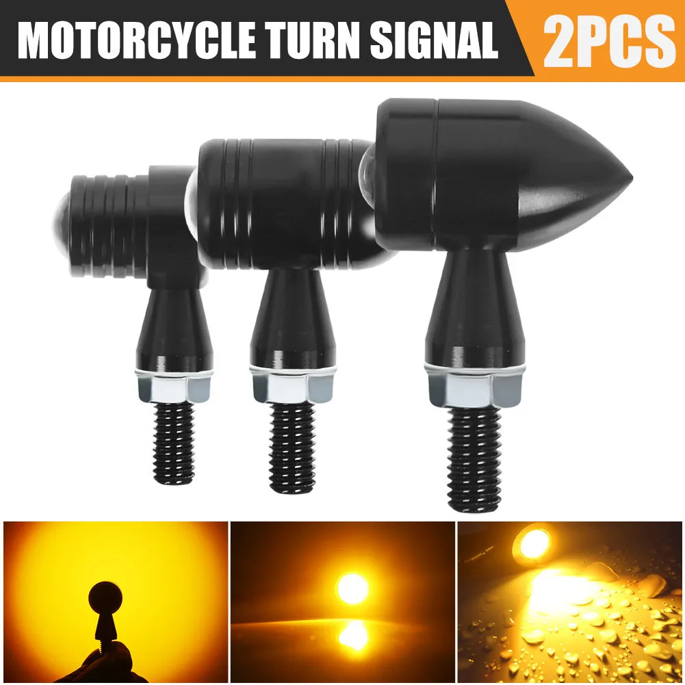 

Motorcycle Led Turn Signal Mini Bullet Light Moto Amber Flashing Lights Eagle Eye Led Signal Lamp Motorcycle Indicator Lamps