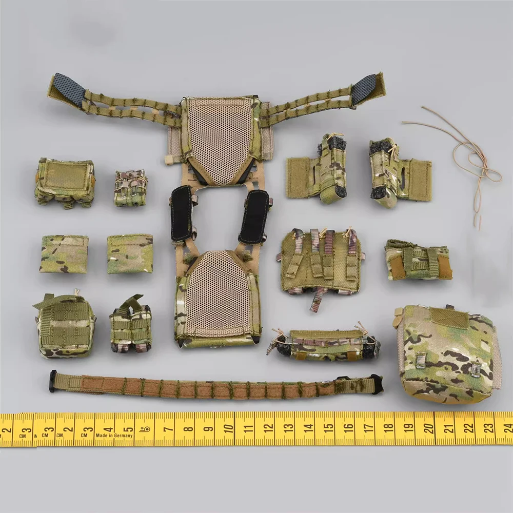 Easy&Simple ES 26064A Special Mission Unit Operation Soldier Hang Chest Vest Bag Waist Belt Headset Accessories For 12