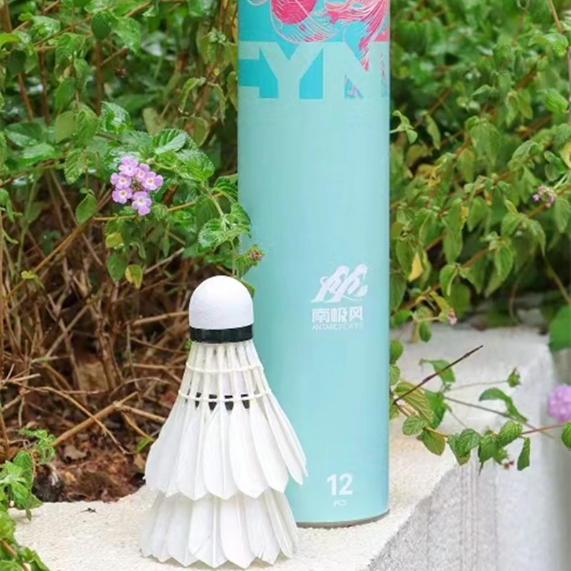 كرات الريشة الأصلية من ريش الإوز ذات جودة عالية للعب المكثف