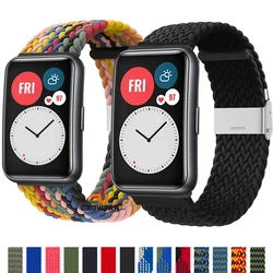 Nylon Braided Woven Strap for Huawei Watch Fit Bands WatchBand Adjustable Bracelet Wristband Correa for Huawei Watch Fit Bands