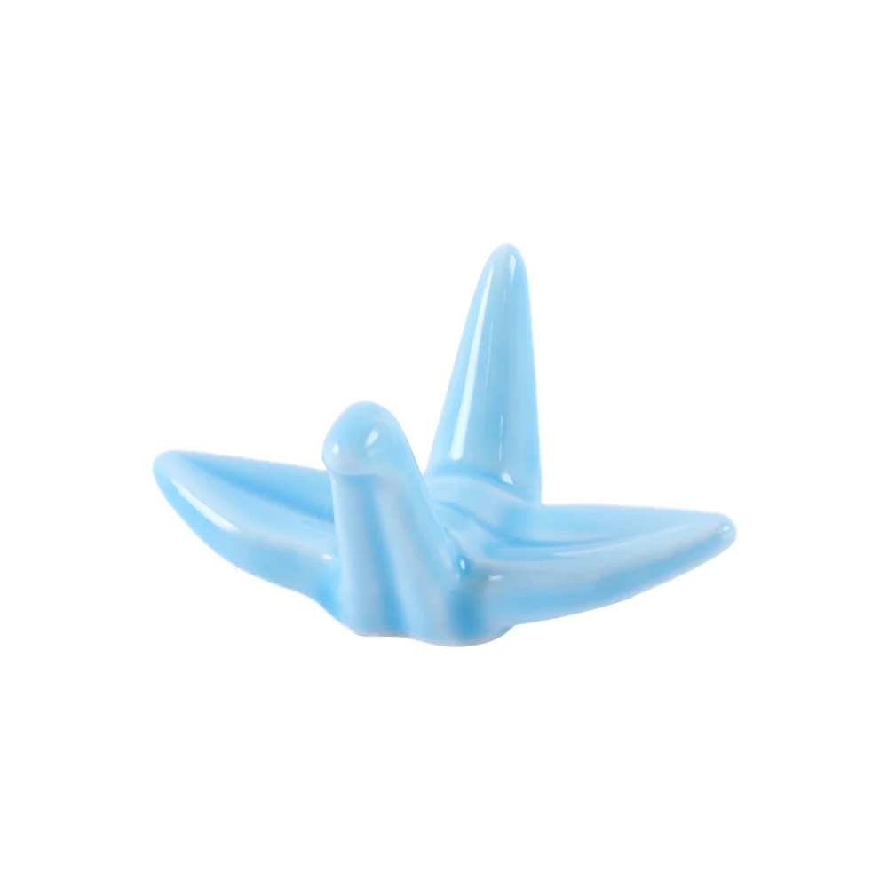 

Paper crane Porcelain Rest Fork Rack Kitchen Tools Chopsticks Spoon Rack Chopsticks Holder Chopsticks Stand Tableware