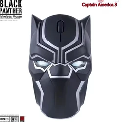 Marvel Black Panther Lightweight Wireless Gaming Mouse Wireless Bluetooth Mouse Portable Charging Base For Laptop Deskbtop