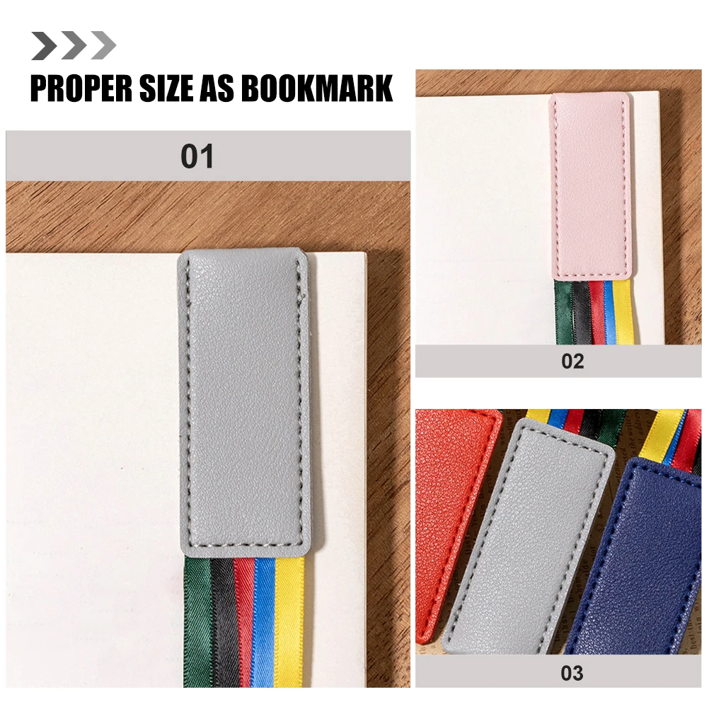 8 Pcs Bookmark Ribbon Marks for Reading Bookmarks Books Marking Ribbons Markers with Labeling Student