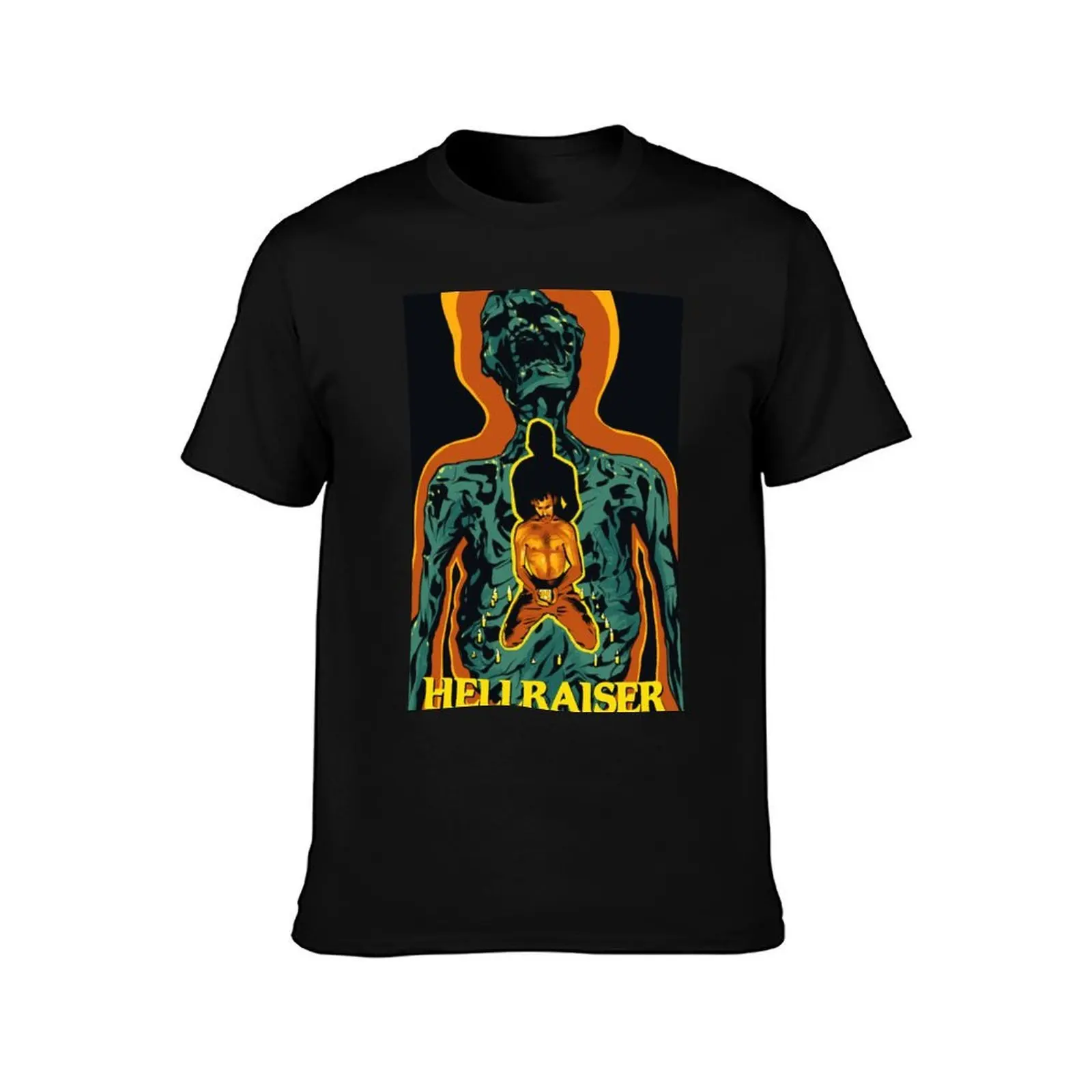 Hellraiser Movie Art Frank and the Lament Configuration T-Shirt, Summer Casual Cotton Tee, Oversized Streetwear Tops