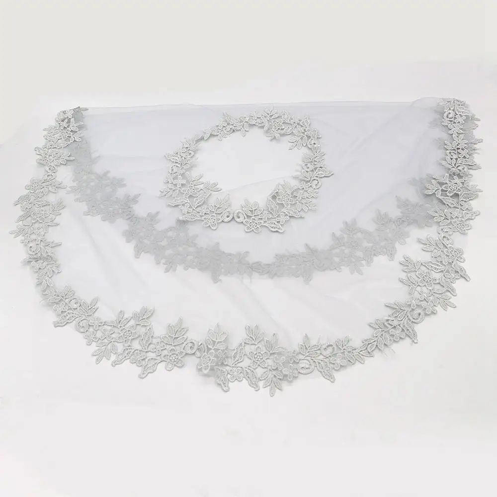 

Shawl Wedding Accessories Summer Shawl Large Size Short Wrap Bridal Wedding Capes Lace Flower Shawl Transparent Women Wraps