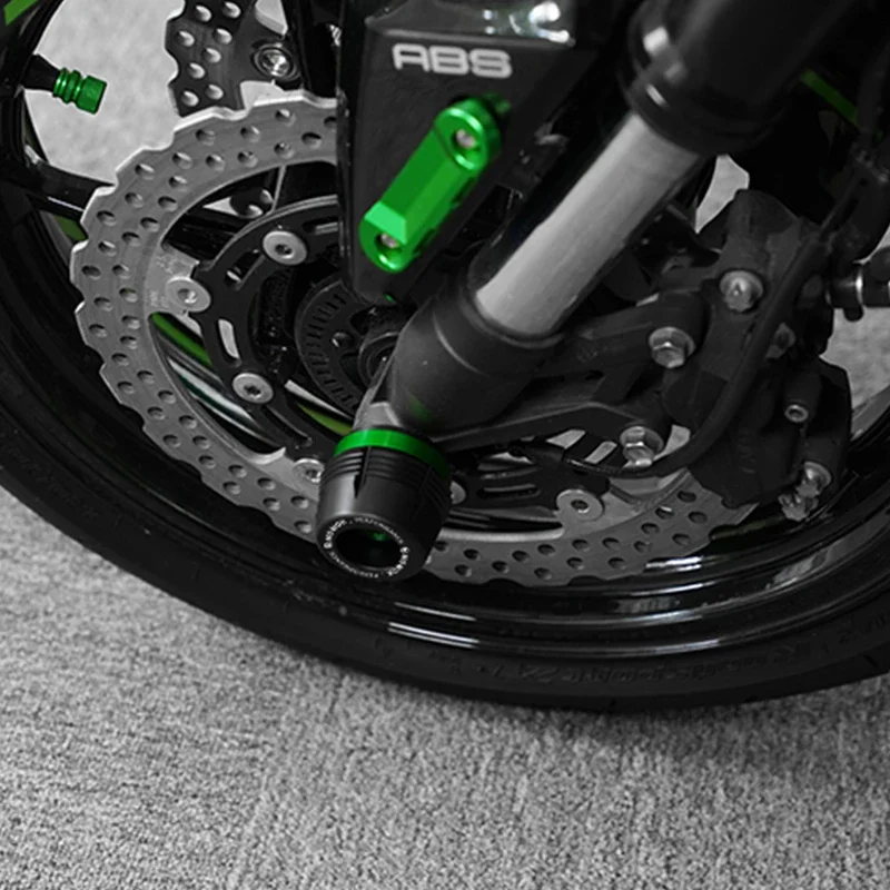 For KAWASAKI Z900 Z650 RS  Z800 Z750 ZX6R VERSYS650 NINJA1000 Z1000 SX R Motorcycle Front Axle Fork Crash Slider Wheel Protector