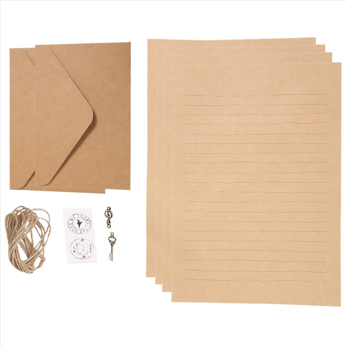 ABBQ SALE 12 Pcs Vintage Paper Writing Paper European Style Paper for Letter Writing Letter Paper Stationery, Number 16