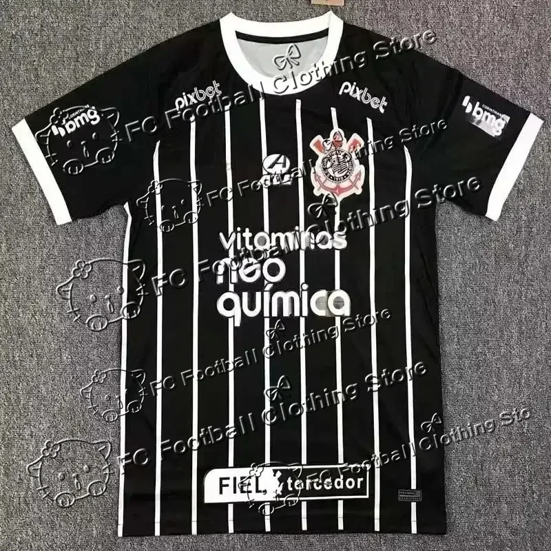 

23-24 Corinthians Home and Away Jerseys Football Jerseys 3D Printed Breathable Comfortable Sweat-absorbing Training Jerseys
