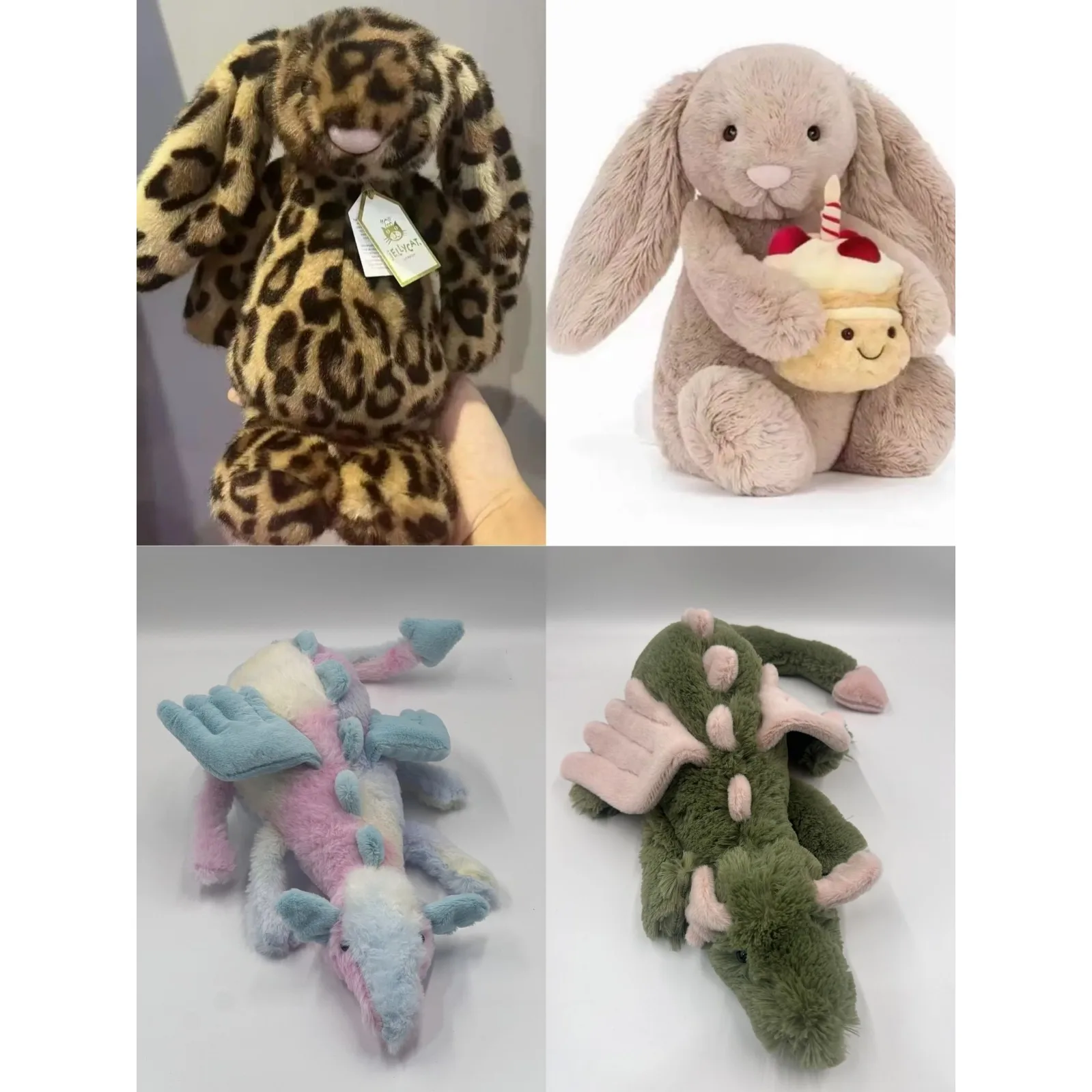 Urso de Pelúcia JC-Barcelona; Dragão Coração Voador; Narciso; Dragão Matcha; Presente de Dia dos Namorados; Presente de Aniversário