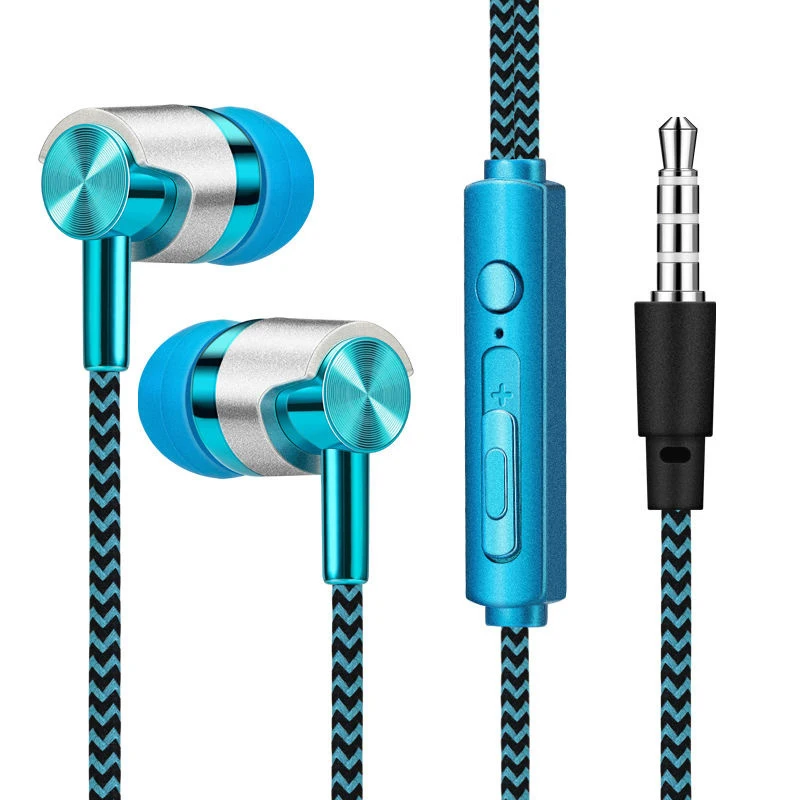 FAAEAL 3.5mm Wired Earphone With Microphone Wire-controlled In-ear Headphone For Music Sport In Ear Monitor Earbud Headset