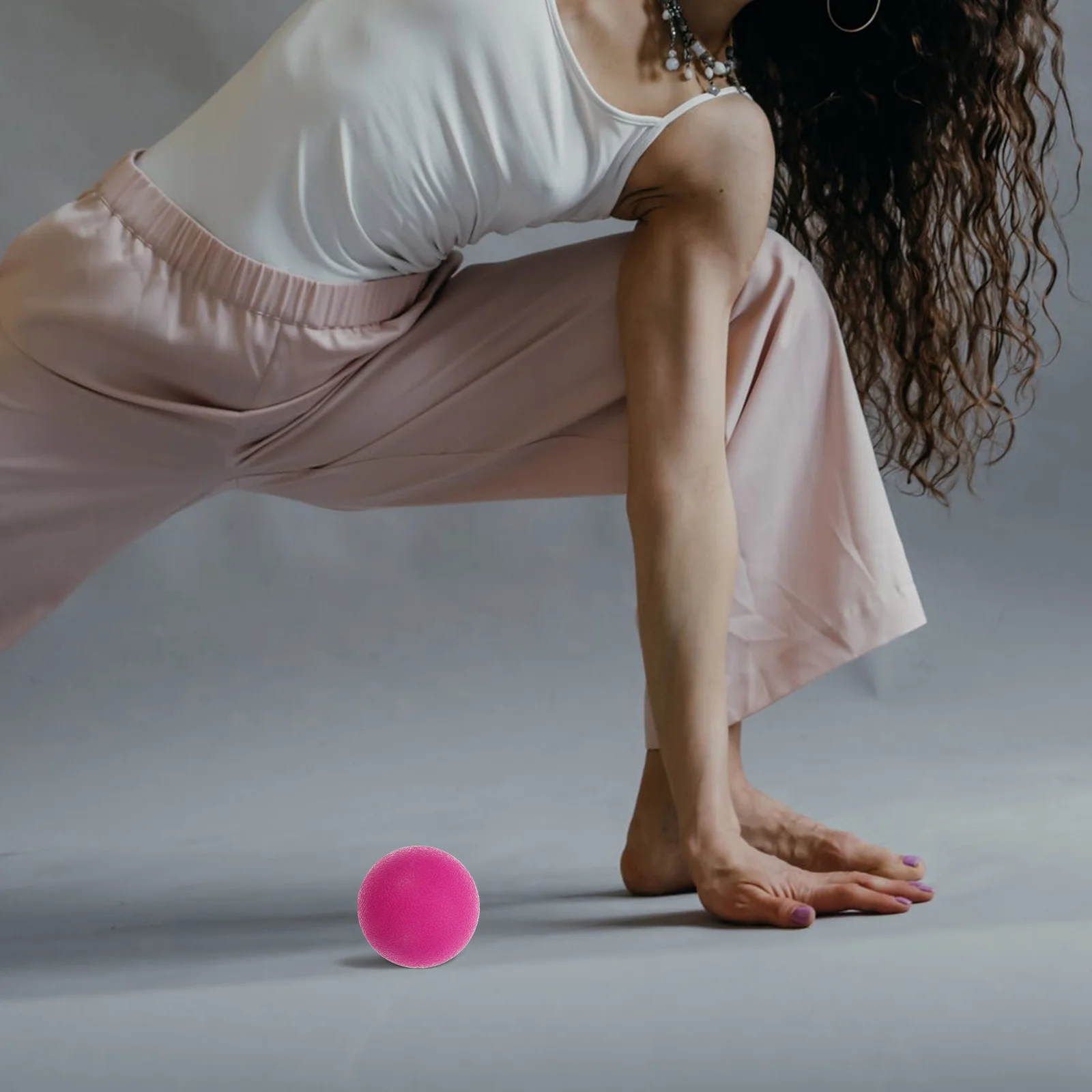 

2pcs Massage Ball Yoga Fitness Ball Thickened Anti-Burst For Muscle Recovery Plantar Relief Balance Training