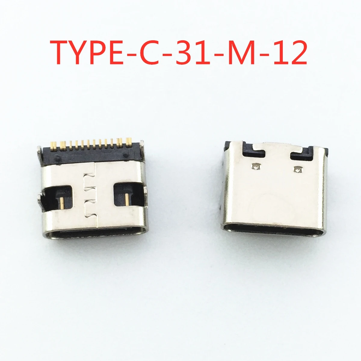 10-100pcs Micro USB type-C Connector For TYPE-C-31-M-12 16pin 8.94*7.3mm Female socket