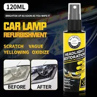 Car Headlight Refurbishment And Repair Fluid Car Lamp Scratches And Yellowing Cleaning Lampshade Quick Bright Coating Agent