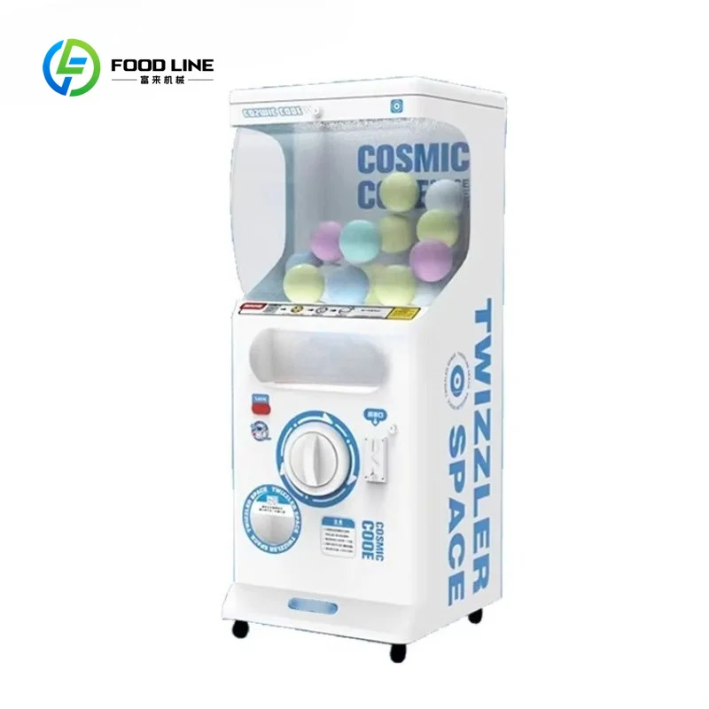 Customized Commercial Metallic Coin Operated Capsule Toy Vending Machine Custom Gift Capsule Dispenser Machine