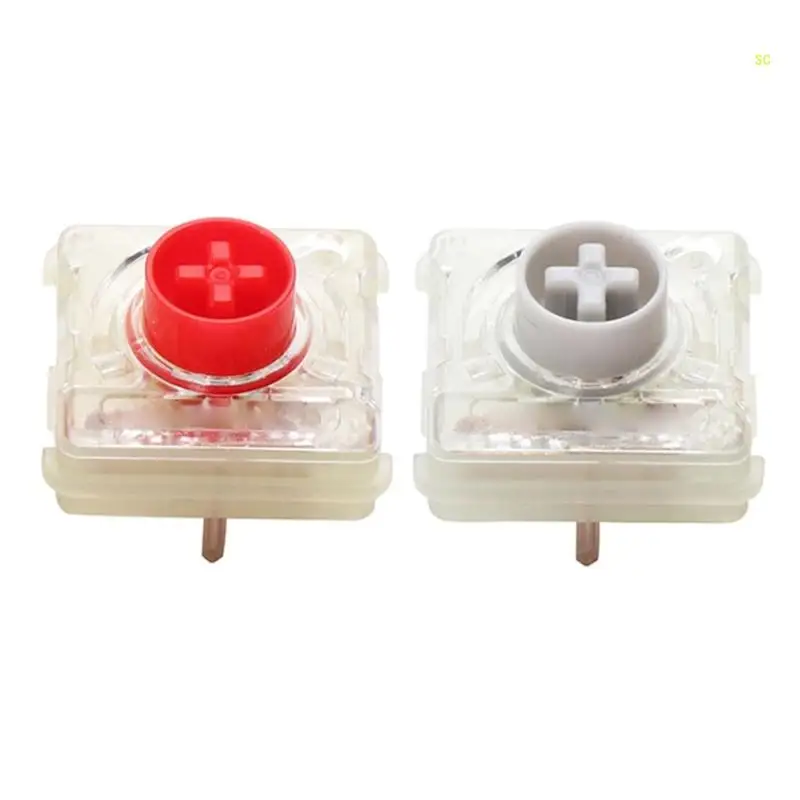 Cherry MX Low RGB Red/Silver (4Pcs) Plate Mounted Linear Dropshipping