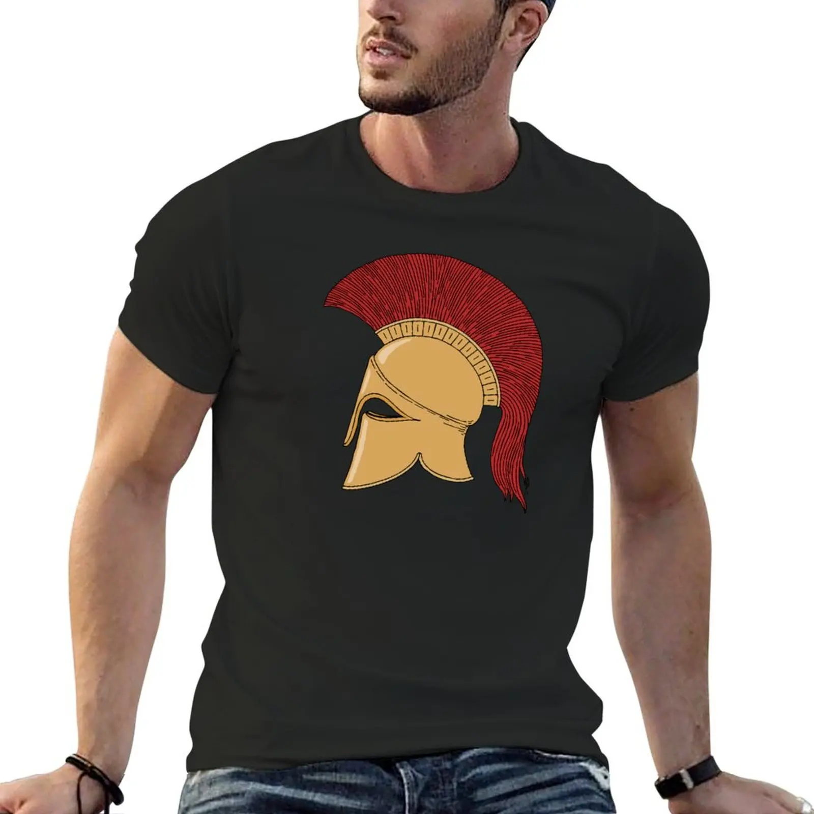 

Corinthian Helmet T-Shirt designer shirts sweat blacks men t shirts