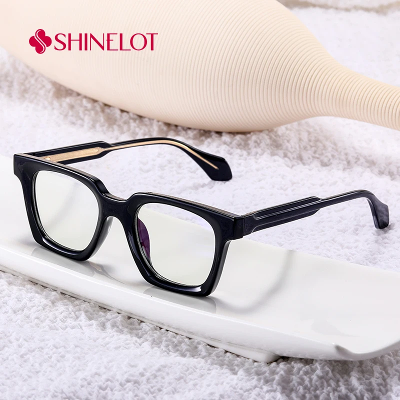 

97727 Fashionable Black Eyeglasses Frame Squre Eye Protection Glasses Adolescent Youth Style Trendy Boy Eyewear