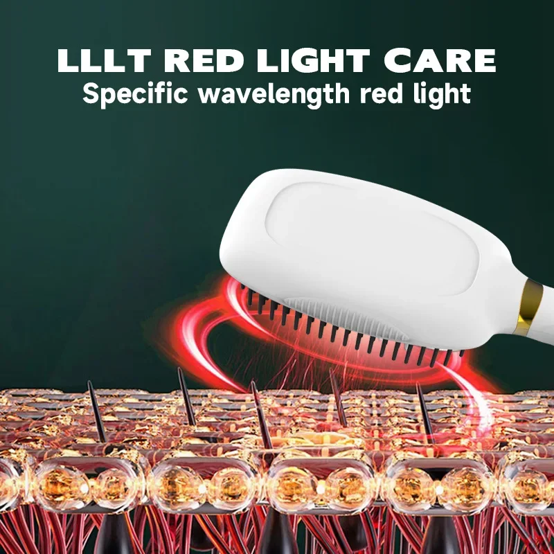 

Professional Scalp Massaging Brush Electric Massager for Scalp & Hair Laser Hair Growth Comb Brush For Hair Loss Muscle Relax