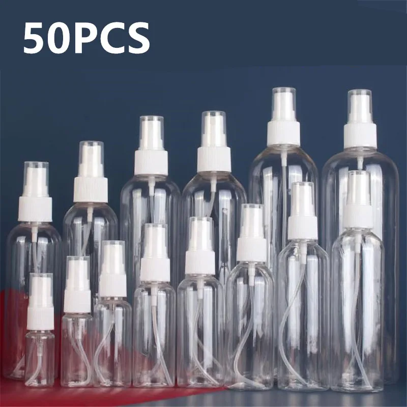 10/50PCS 10ml 20ml 30ml 50ml 100ml Kunststoff Nachfüllbare Flasche Parfüm Flasche Zerstäuber leere Spray Flasche Tragbare Reise Werkzeug – Detail 1