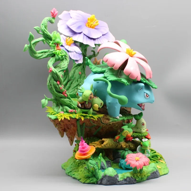 Pokémon Action Figure Forest Wonderful Frog Flower, Gk Large Hand Model, Ornements cancers, Cadeaux d'anniversaire, Nouveau