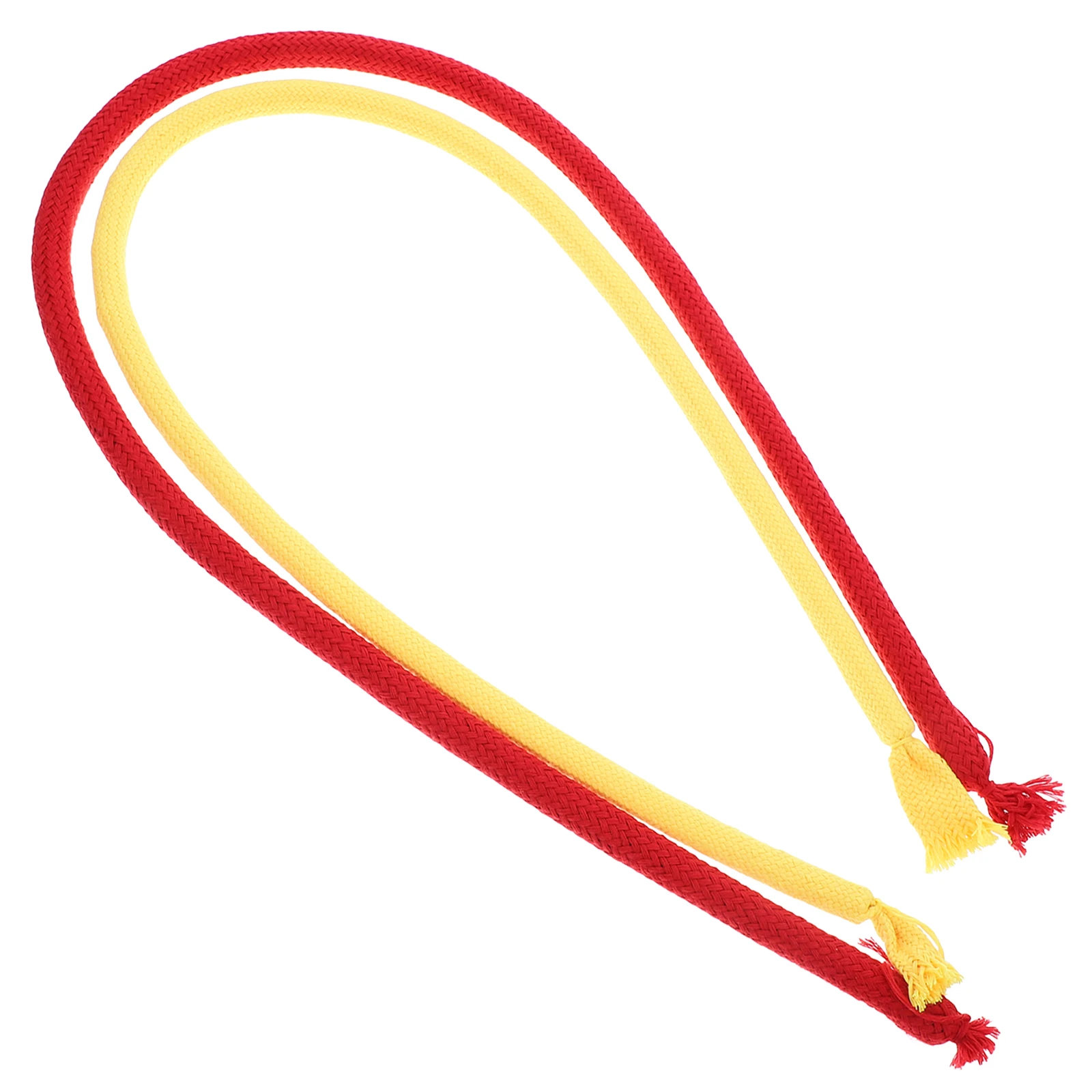 

2 Flexible Ropes Red Yellow Flexible Stiff Rope Trick Props Stage Performance Supplies Kids Toys Rope Gadgets