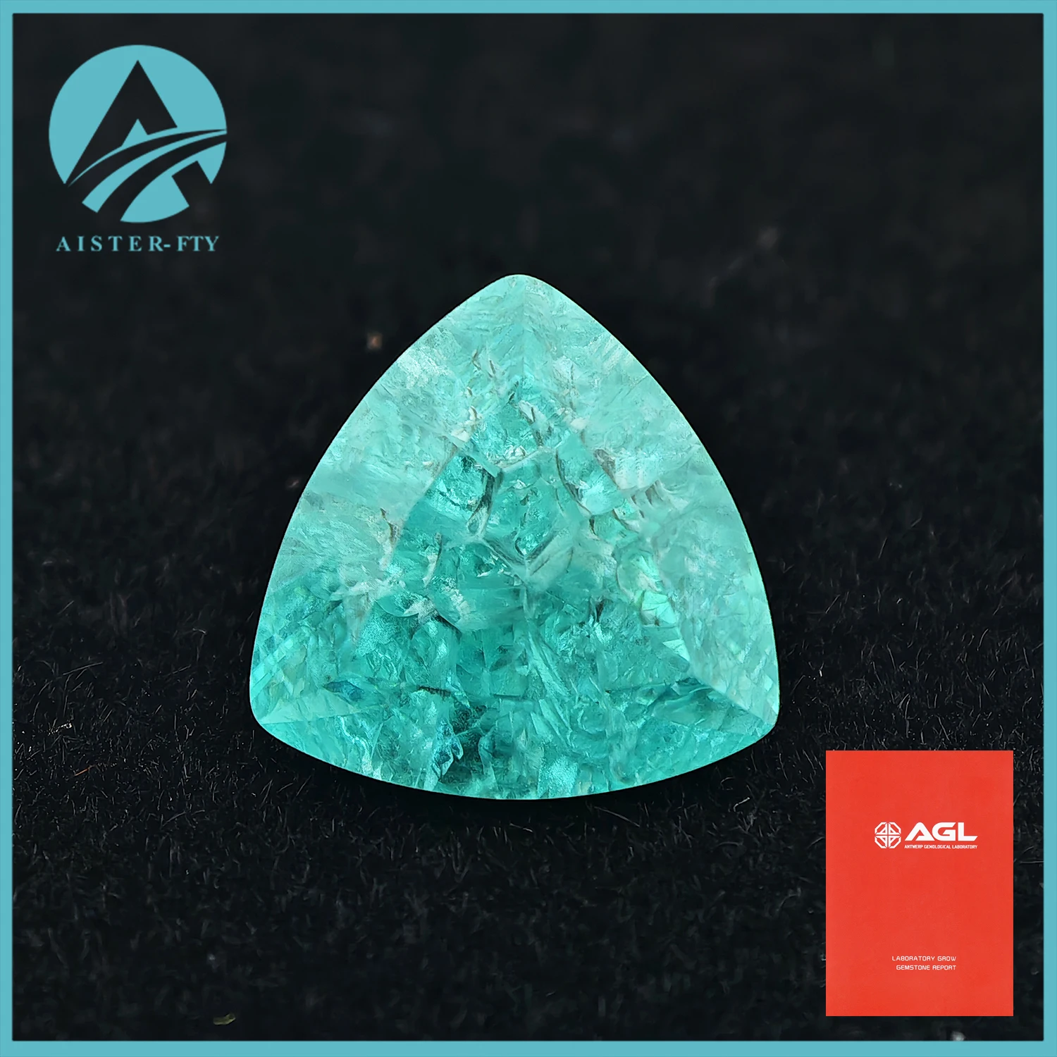 Paraiba Color Crushed Ice Cotton Trillion CutYttrium  Aluminium Garnet Loose Gemstones YAG Stones  for Trendy Jewelry Making/DIY