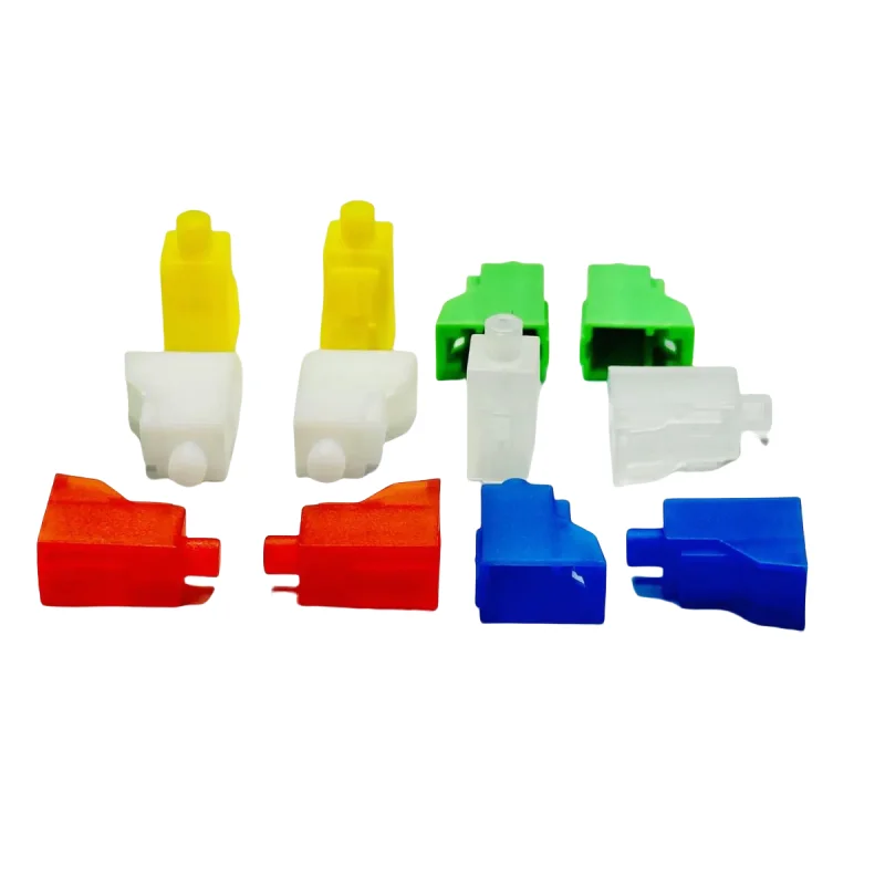 No-cleaning LC 1.25mm full-cover LC ferrule cap high-temperature resistant optical fiber dust cap