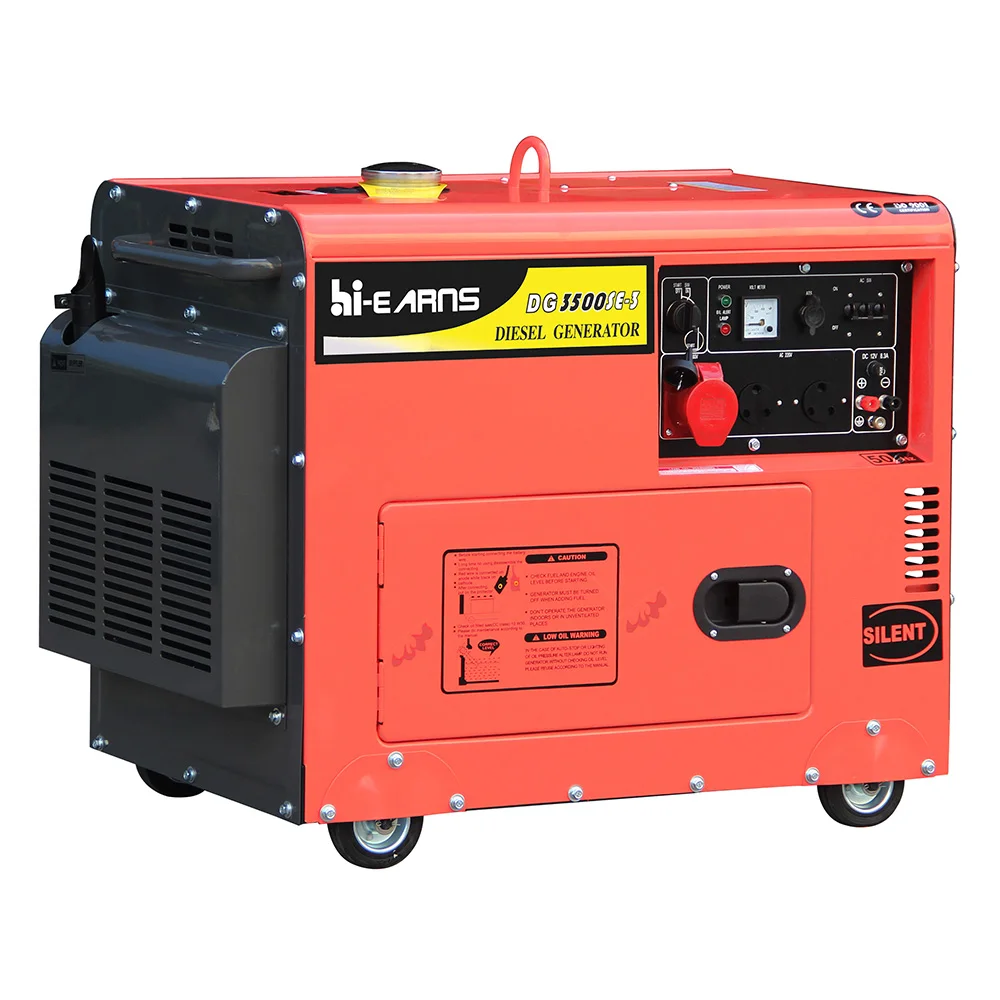 

Hi-earns brand 3KW silent type single phase three phase die·sel portable generator