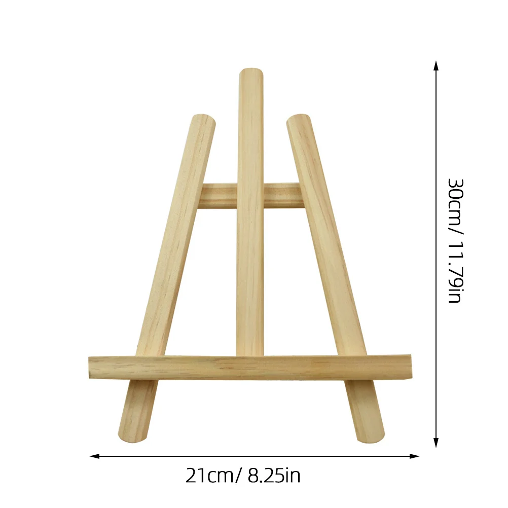 

Wooden Easel Tabletop Stand Painting Triangle Easels for Picture Stands Adults Bracket Display