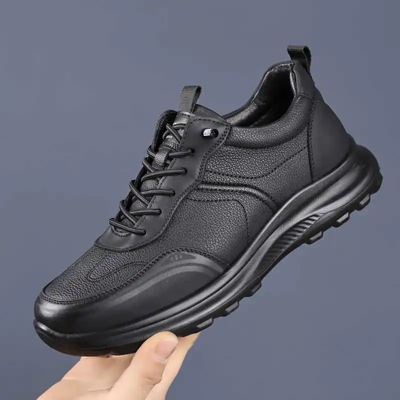 أحذية برباط مع ربطات عنق للرجال بكعب عروض خاصة فستان العطلة أحذية رياضية رياضية ساباتوس موسمي Tenid عداء