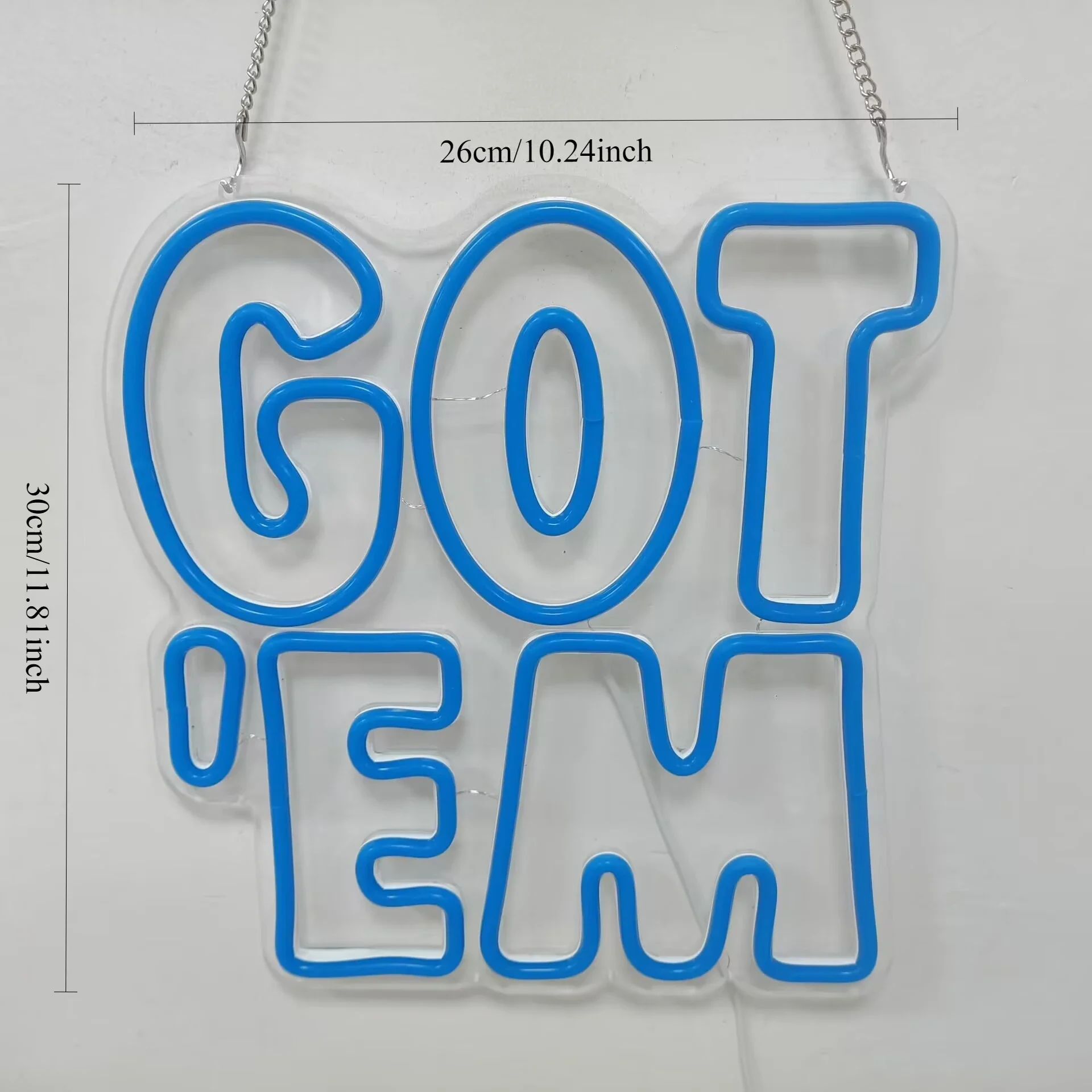    حصلت على Em ضوء النيون تسجيل USB عكس الضوء LED النيون تسجيل لغرفة النوم غرف معيشة نادي بار رجل كهف هدايا الحفلات الجدار الديكور