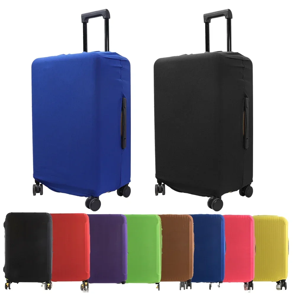 Luggage Cover Stretch Fabric Suitcase Protector Baggage Dust Case Cover Suitable for 18-28 Inch Suitcase Case Travel Organizer