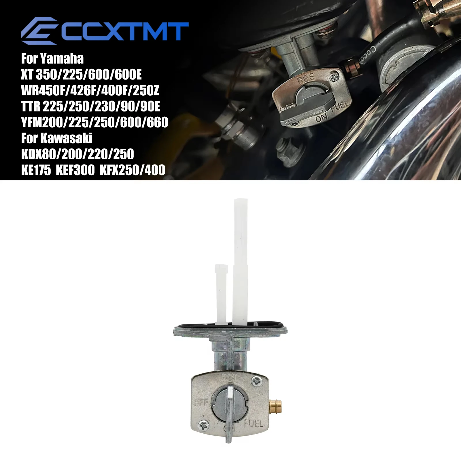 Motorcycle Petcock Vacuum Fuel Faucet Tap Valve Switch For Yamaha Blaster 200 YFS200 1988-2006 YFM600 Big Bear YFM350 YFM250 YFM