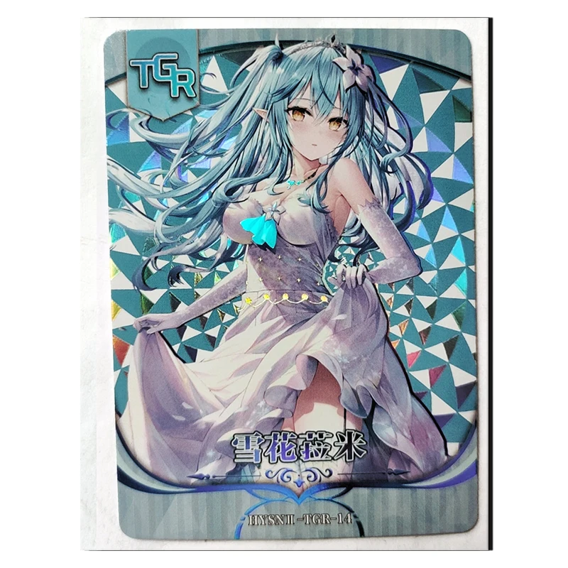 Goddess Story Flower girl TGR card Ram Hu Tao Nahida Nilou Yoimiya Fujiwara Chika boy Toy collection Birthday Christmas gift