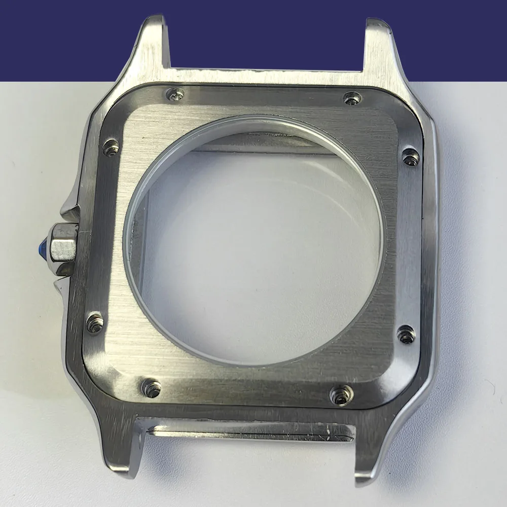 38 مللي متر مربع حالة 316L حاوية من الفولاذ المقاوم للصدأ ل NH34 NH35 ساعة يد تعمل بالحركة الأوتوماتيكية إصلاح وتعديل أجزاء