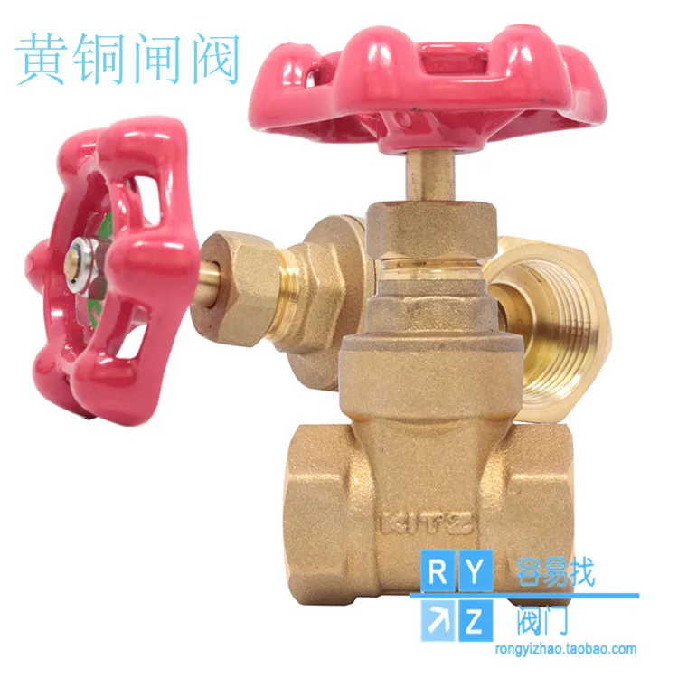 

Japan Kitazawa brass gate valve PN16 dark rod gate valve switch cut off dn25 dn50 tap water valve