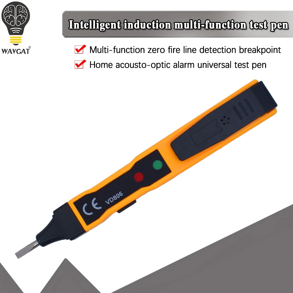 AC/DC Voltage Meter Electric Compact Pen Voltage Battery Test Pencil Continuity Voltage Detector Pen Non-contact Inductive