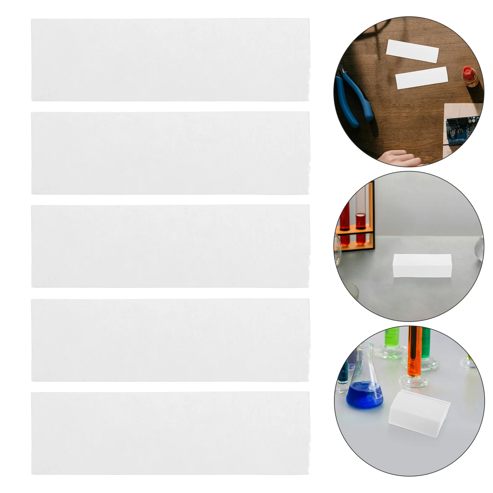 

100Pcs Cotton Absorbent Paper for Chemistry Biology Labs Fast-Absorbing Lab Sheets for Education Research and Household Cleaning