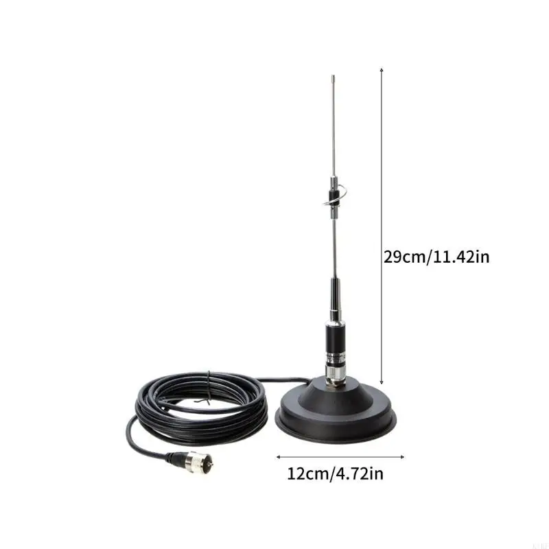 PL259コネクタと直径120mmの吸引カップ5メートルフィーダーを装備した信頼できるラジオアンテナ屋外目的K1KF