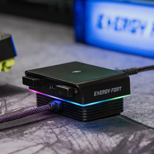 Imagen 2 del producto Base de carga magnética para ratón RGB, para Logitech G PRO X SUPERLIGHT 2 MX Master 3S 3 en cualquier lugar VGN VXE R1 Max AJAZZ AJ199 Attack Shark