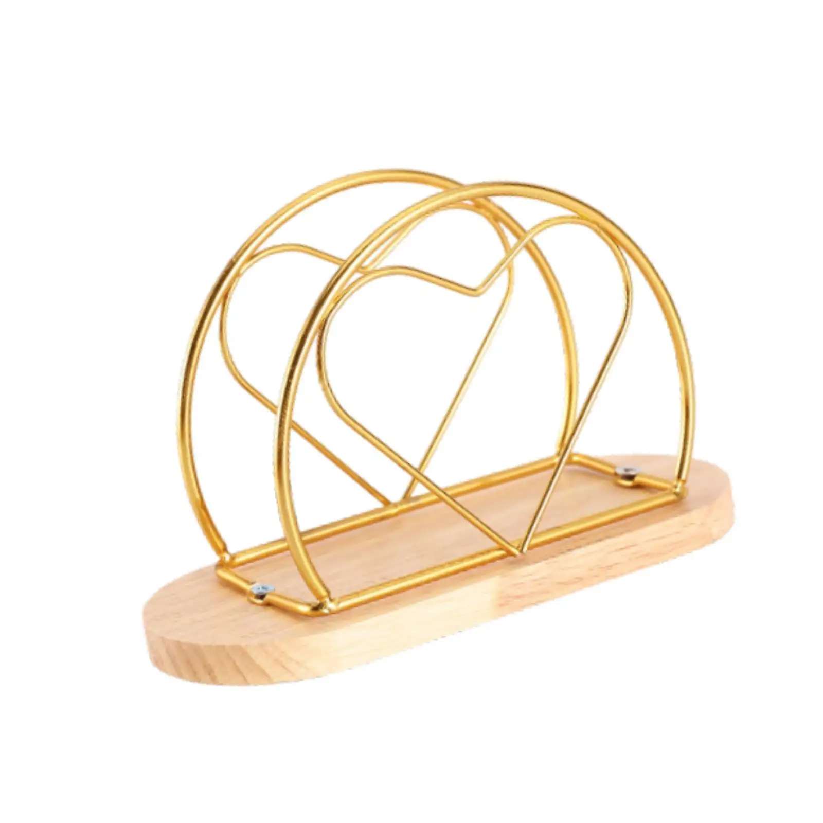 Napkin Holder Napkin Stand Heart Shape Storage Rack Napkin Dispenser for Countertop, Kitchen, Restaurant, Bar, Farmhouse