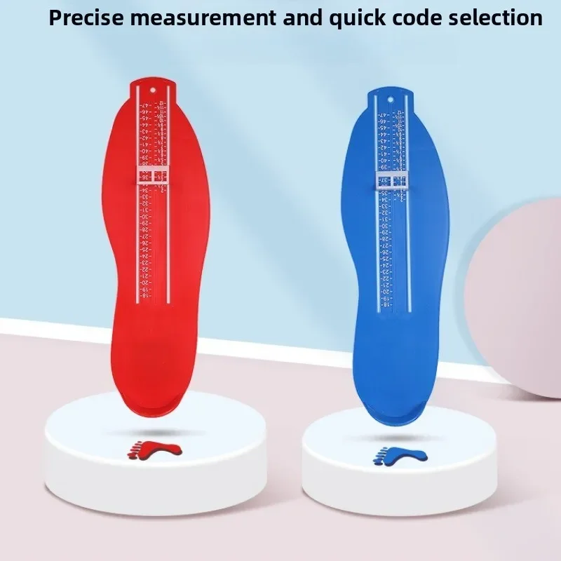 Hot Sale UK/EU Foot Measuring Device Plastic Foot Measurer Ruler Feet Measuring Ruler Sizer Gadget for Adult Promotional Gifts